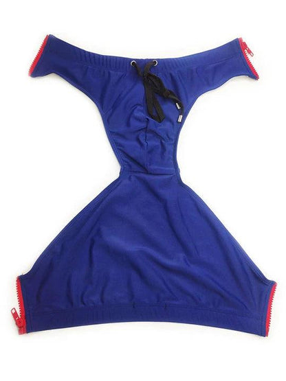Men's Fashion Side Zip Swim Briefs - YK005