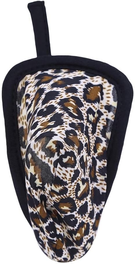 Men’s Leopard Print C-String Thong - CS004