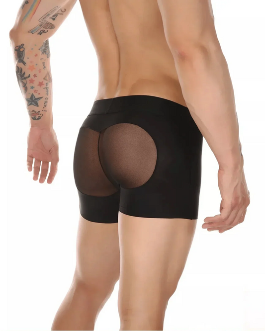 Men’s Mesh Big Pouch and Peach Butt Boxer - PJK035