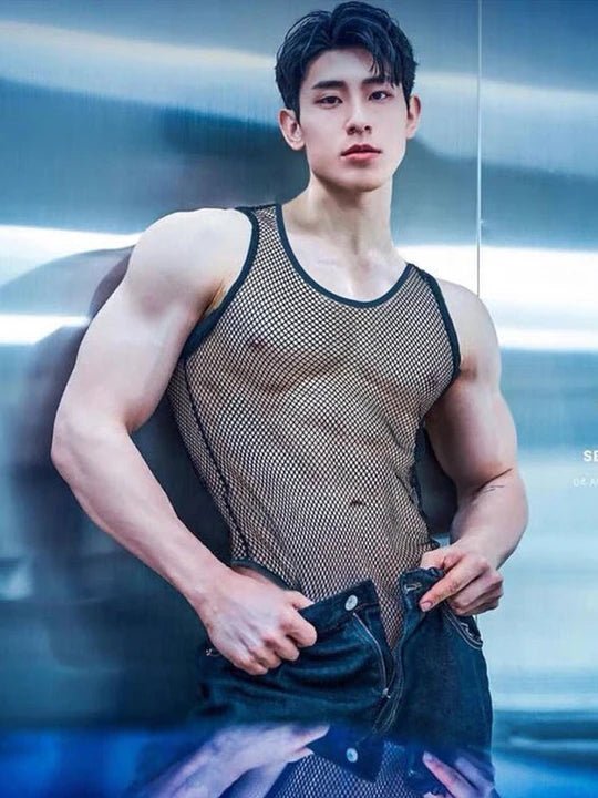 Men's Mesh Bodysuit - LTY035