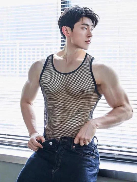 Men's Mesh Bodysuit - LTY035