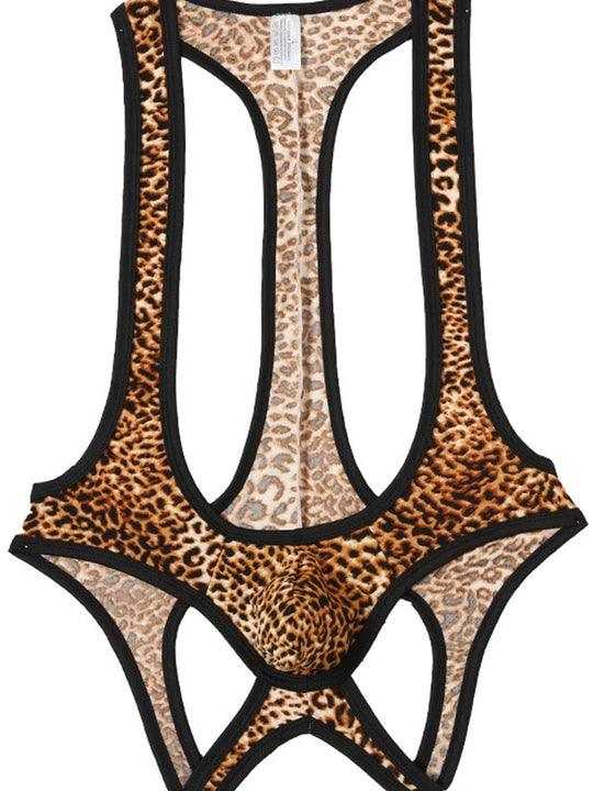 Men's Mesh Breathable One-Piece Bodysuit - LTY017