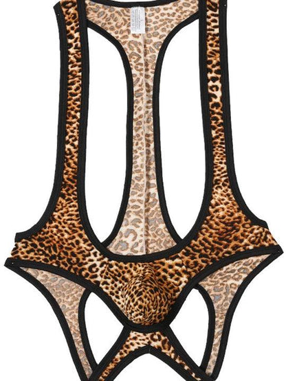 Men's Mesh Breathable One-Piece Bodysuit - LTY017