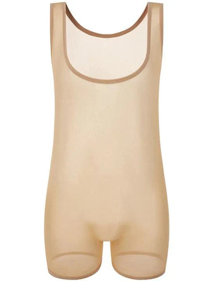 Men's Mesh Elastic Bodysuit - LTY018