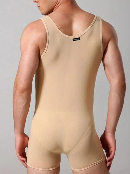 Men's Mesh Elastic Bodysuit - LTY018