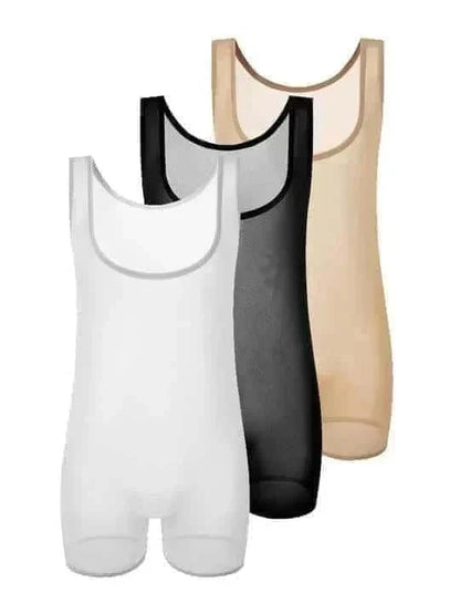 Men's Mesh Elastic Bodysuit - LTY018