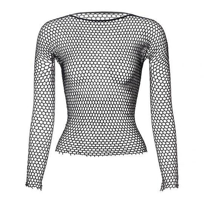 Men's Mesh Fishnet Long Sleeves - WS016