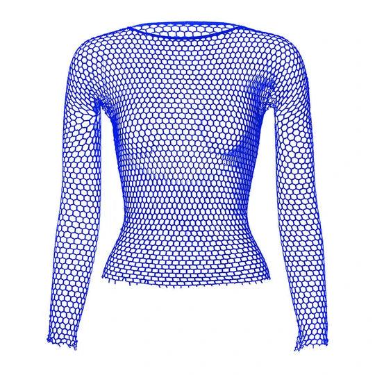 Men's Mesh Fishnet Long Sleeves - WS016