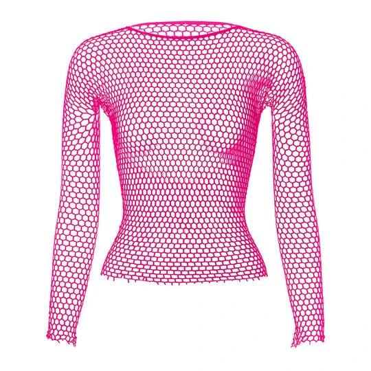 Men's Mesh Fishnet Long Sleeves - WS016