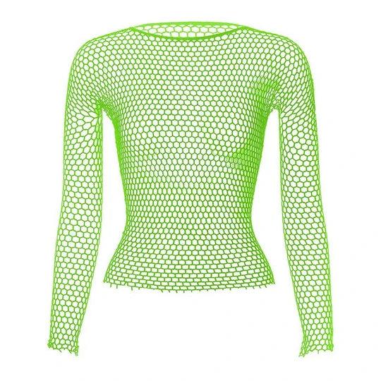 Men's Mesh Fishnet Long Sleeves - WS016