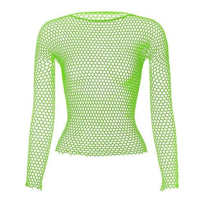 Men's Mesh Fishnet Long Sleeves - WS016