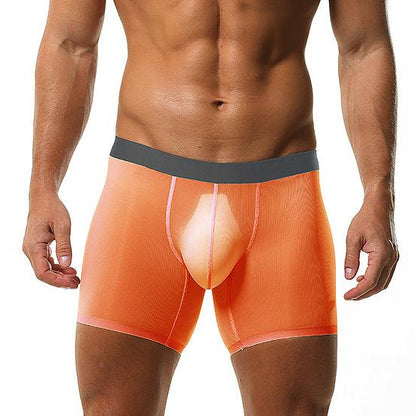 Men's Mesh Splicing Ultra-thin Boxer Briefs - PJK005