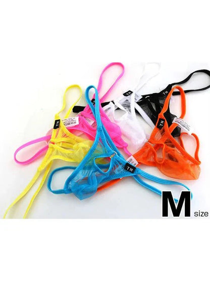 Men's Mesh Transparent Hollow-out G - String Thong - GZK019