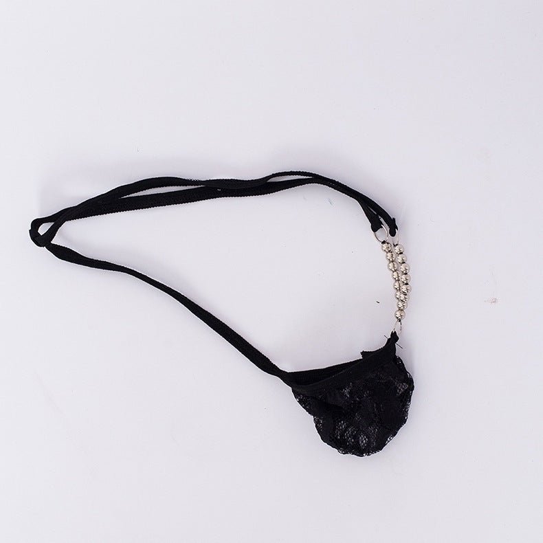 Men's Micro Thong Lace G-String Underwear - GZK025