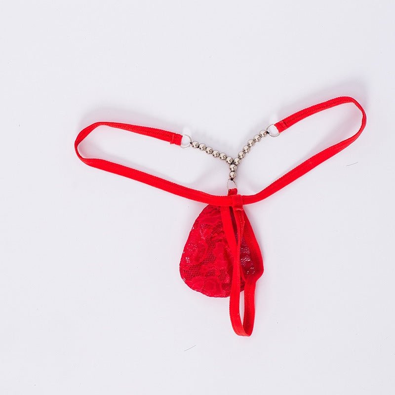 Men's Micro Thong Lace G-String Underwear - GZK025