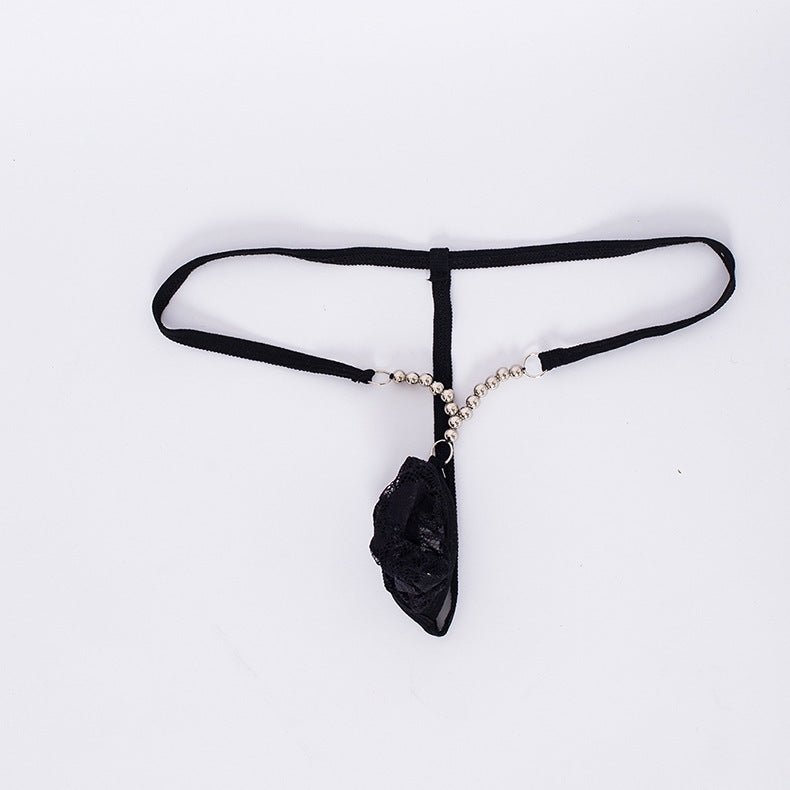 Men's Micro Thong Lace G-String Underwear - GZK025