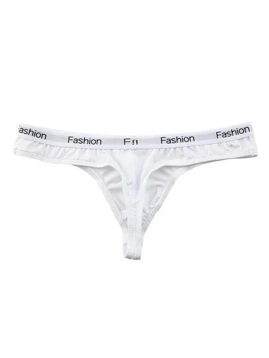 Men's Modal Thong with Monogram Waistband - DZK012