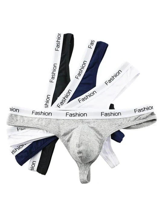 Men's Modal Thong with Monogram Waistband - DZK012