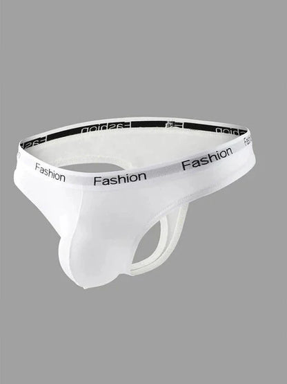 Men's Modal Thong with Monogram Waistband - DZK012