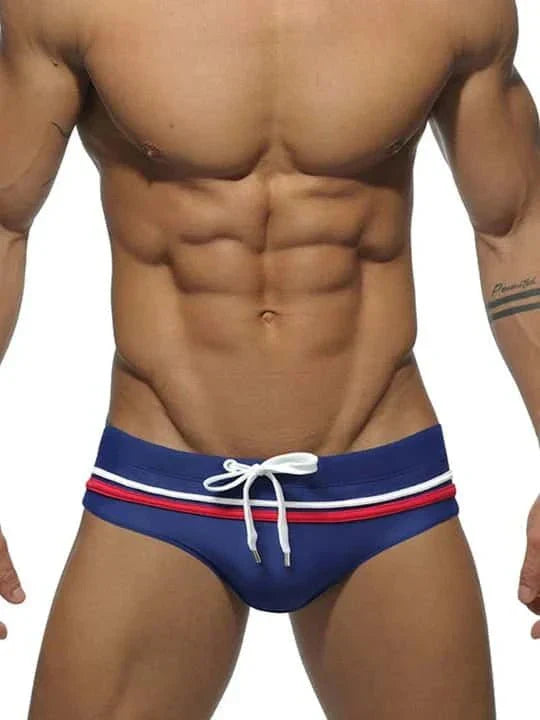 Men's Nylon Bikini Swim Briefs - YK025