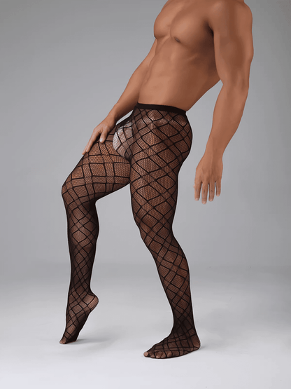 Men’s Patterned Tights Pantyhose - CW053