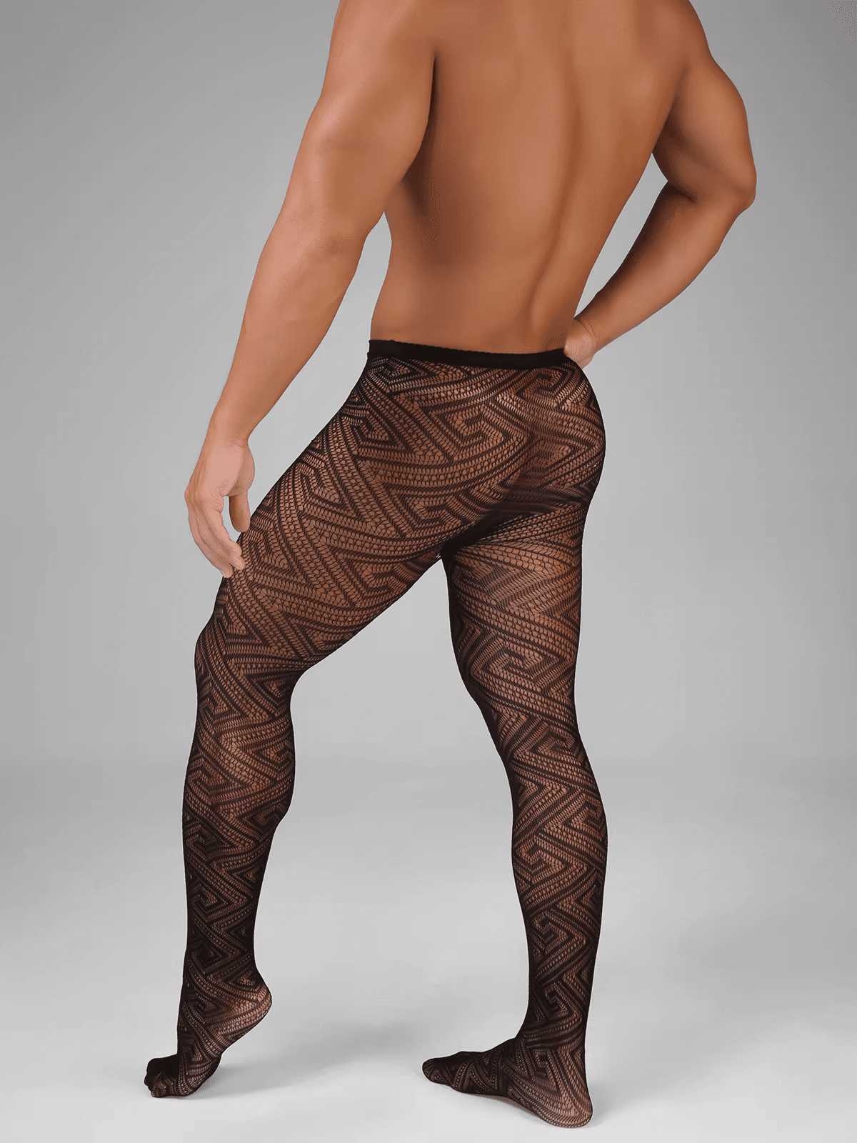 Men’s Patterned Tights Pantyhose - CW053
