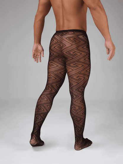 Men’s Patterned Tights Pantyhose - CW053