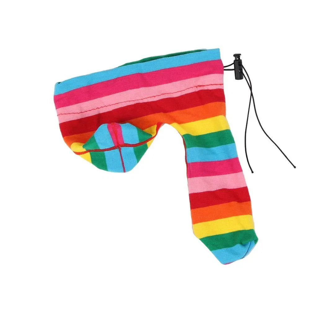 Men’s Rainbow Drawstring Cock Sock - JJT017