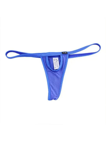 Men's Sexy Front Hollow Design No-Take-Off Thong - DZK056