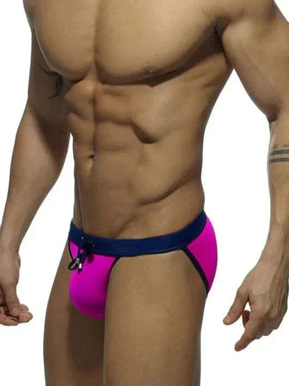 Men's Sexy High Fork Triangle Swim Bikini - YK022
