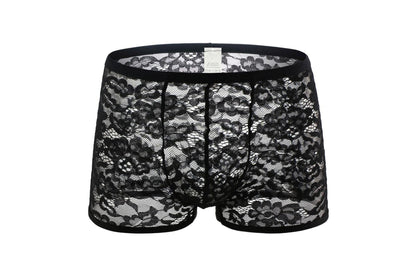 Men's Sexy Lace Boxer Briefs - PJK031