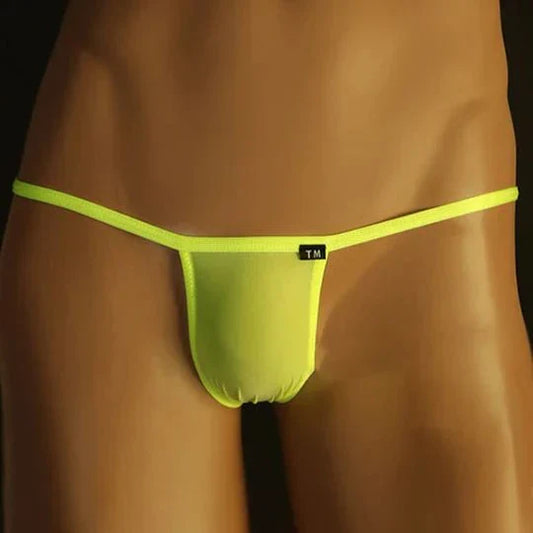 Men's Sexy Low Rise Translucent Thong - DZK044