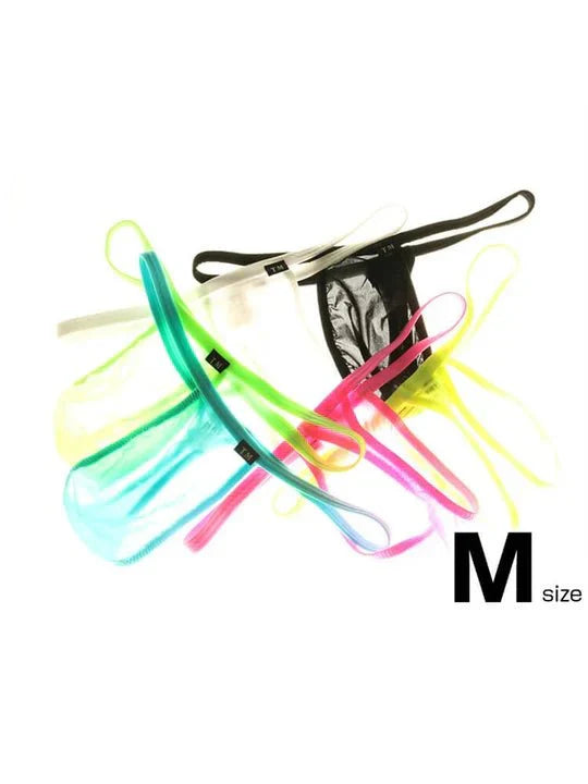 Men's Sexy Low Rise Translucent Thong - DZK044