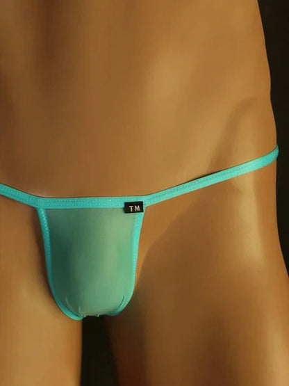 Men's Sexy Low Rise Translucent Thong - DZK044