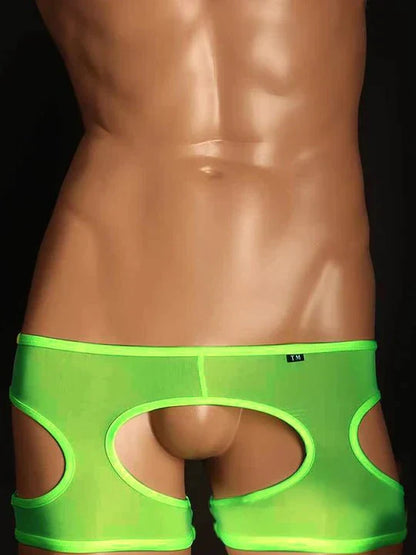 Men's Sexy Low-waist Elastic Boxer Brief - PJK037
