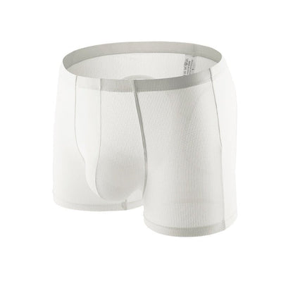Men's Sexy Mesh Hip Hollow Boxer Briefs - PJK043