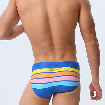 Men’s Sexy Printed Swim Briefs - YK052