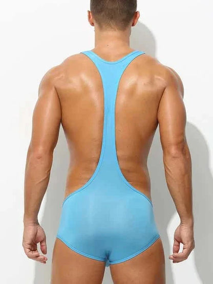 Men's Silky Thin Smooth Bodysuit - LTY009