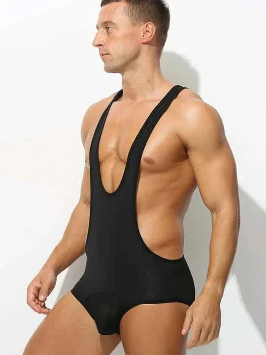 Men's Silky Thin Smooth Bodysuit - LTY009