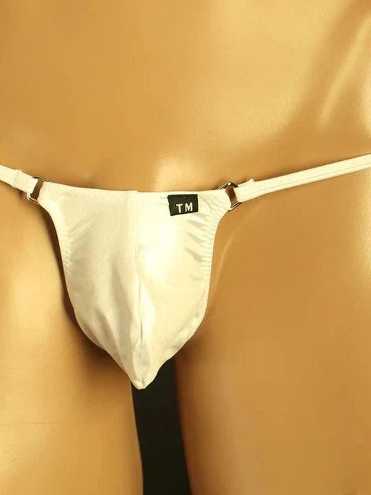 Men's Silky Thong - Spacious Pouch & Playful Colors - DZK015