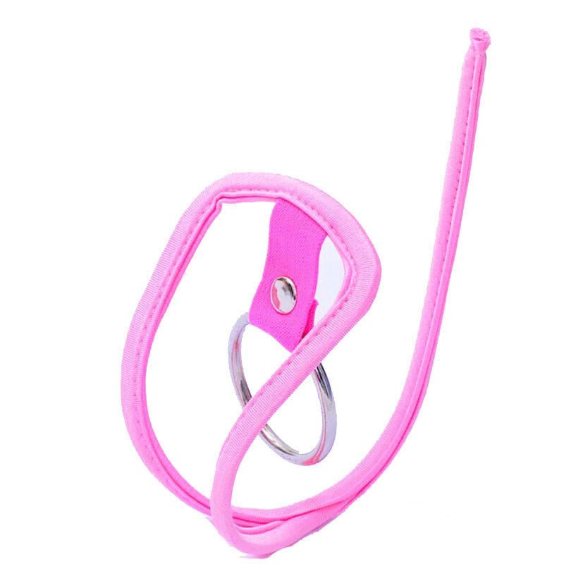 Men's Sissy Invisible Underwear O Ring Strapless C-string Thongs - CS012