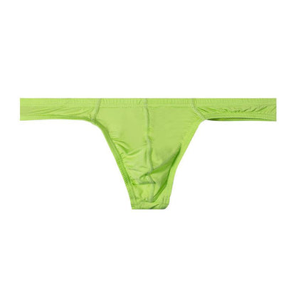 Men's Solid Color Low Rise High Cut Thongs - DZK020