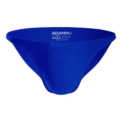 Men's Solid Color Low Rise High Cut Thongs - DZK020