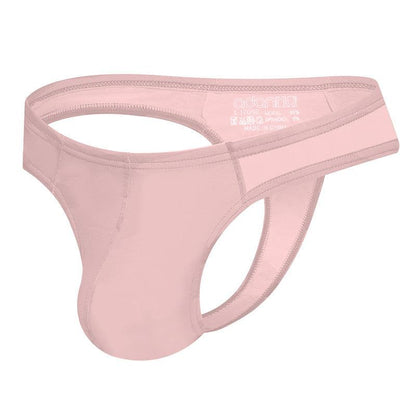 Men's Solid Color Low Rise High Cut Thongs - DZK020