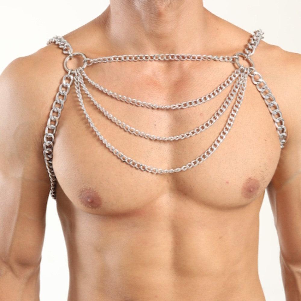 Men's Stainless Steel Restraint Chain - KB032