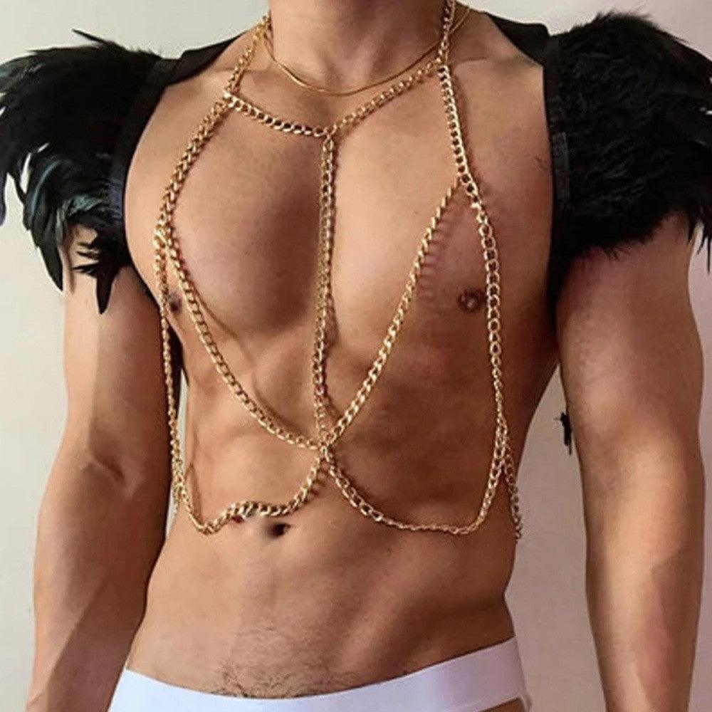 Men's Stainless Steel Restraint Chain - KB032