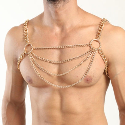 Men's Stainless Steel Restraint Chain - KB032