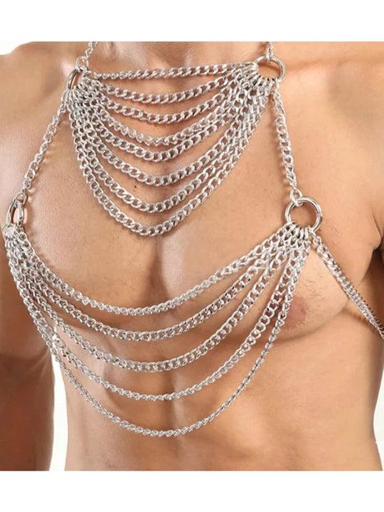 Men's Stainless Steel Restraint Chain - KB032