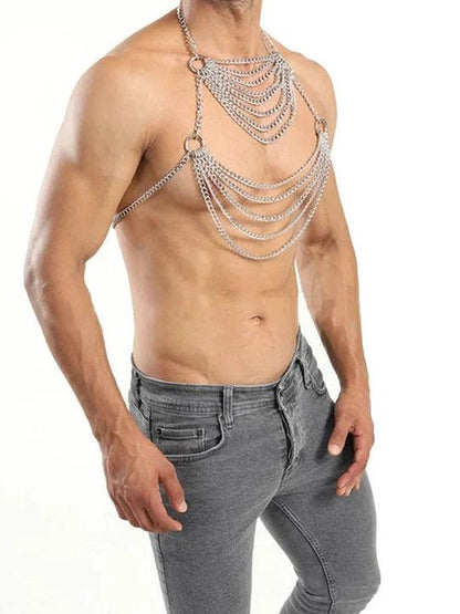 Men's Stainless Steel Restraint Chain - KB032