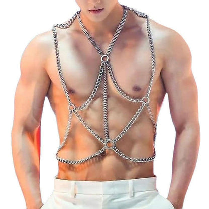 Men's Stainless Steel Restraint Chain - KB032